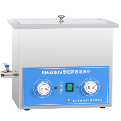 昆山禾创KH5200V旋钮式超声波清洗机